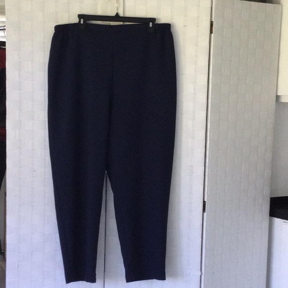 Montere Canyon Woman’s Pants size 18 color Navy with Elastic waistband      #393 - Picture 1 of 8